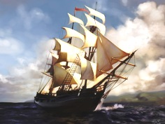 Корабль XVIII века